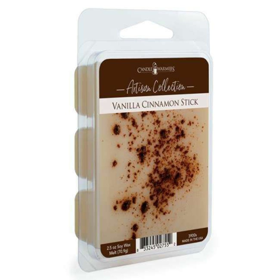 Candles & Warmers * | New In Candle Warmers Artisan Wax Melts Vanilla Cinnamon Stick, 2.5 Oz