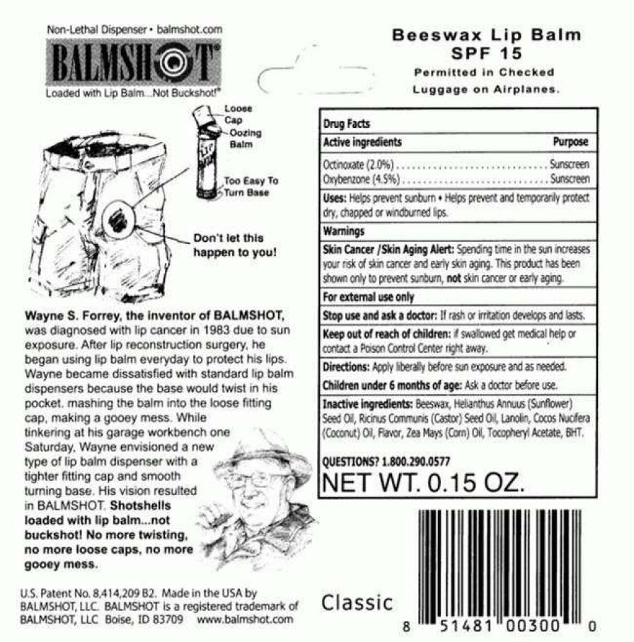 Lip Care * | Best Quality Balmshot Classic Scented Lip Balm