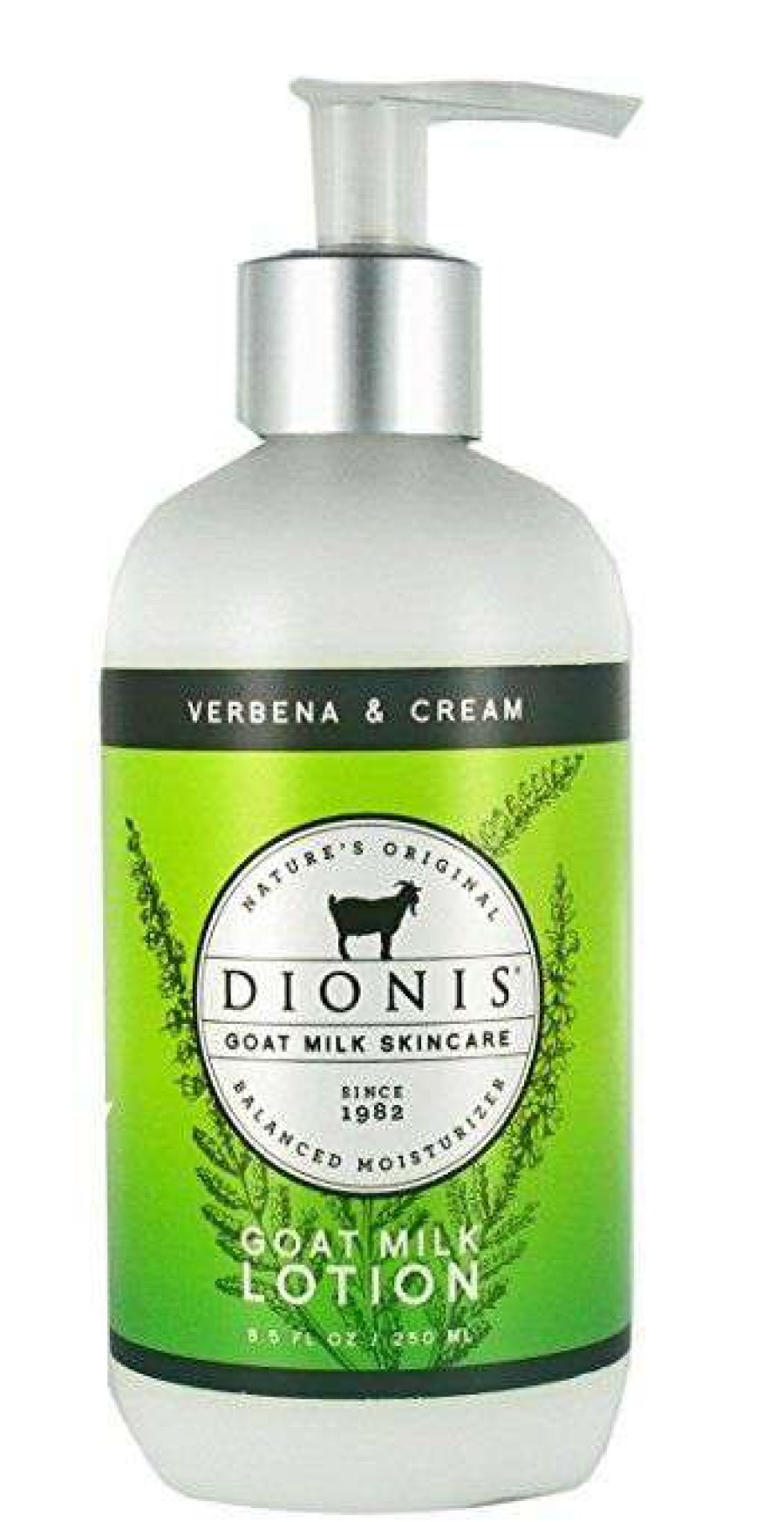 Lotion * | Quick Delivery Dionis Verbena & Cream Goat Milk Lotion With Pump