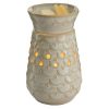 Candles & Warmers * | Best Price Candle Warmers Midsize Scalloped Vase Illumination Fragrance Warmer