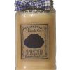 Candles & Warmers * | Sale Thompson'S Candle Company Large Mason Jar Candle Blueberry Pound Cake