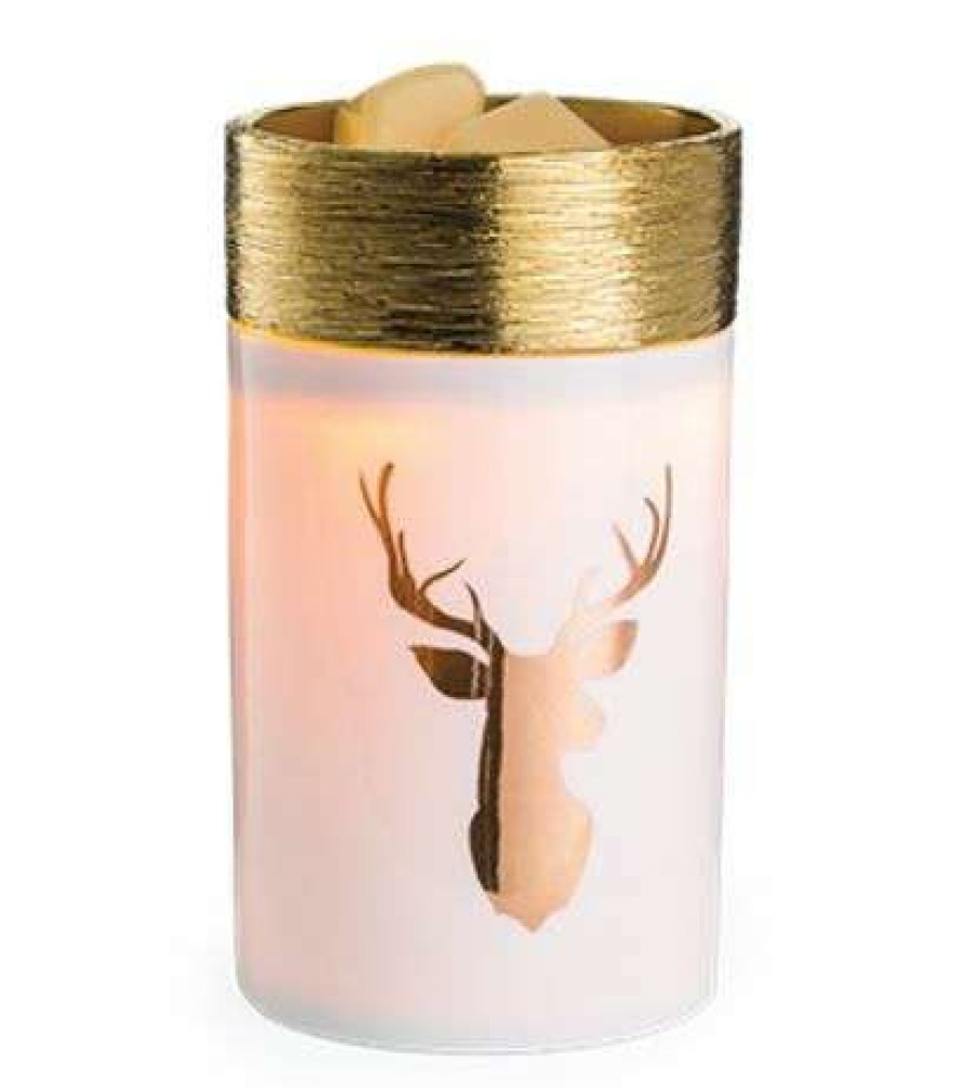 Candles & Warmers * | Sale Candle Warmers Golden Stag Illumination Fragrance Warmer