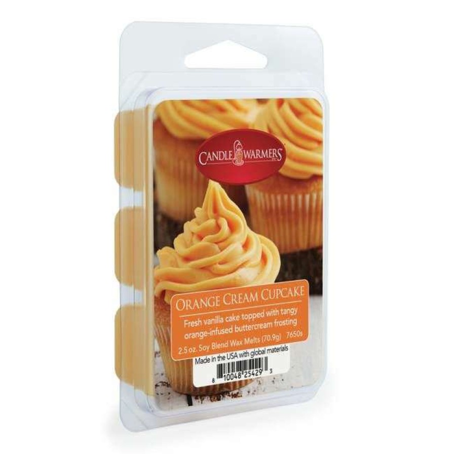 Candles & Warmers * | Best Choice Candle Warmers Wax Melts Orange Cream Cupcake