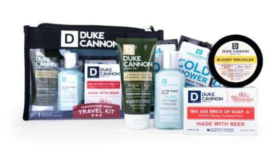 Bath & Body * | Best Price Duke Cannon Handsome Man Traveling Kit 7 Piece