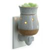 Candles & Warmers * | Free Delivery Candle Warmers Rustic White Pluggable Warmer