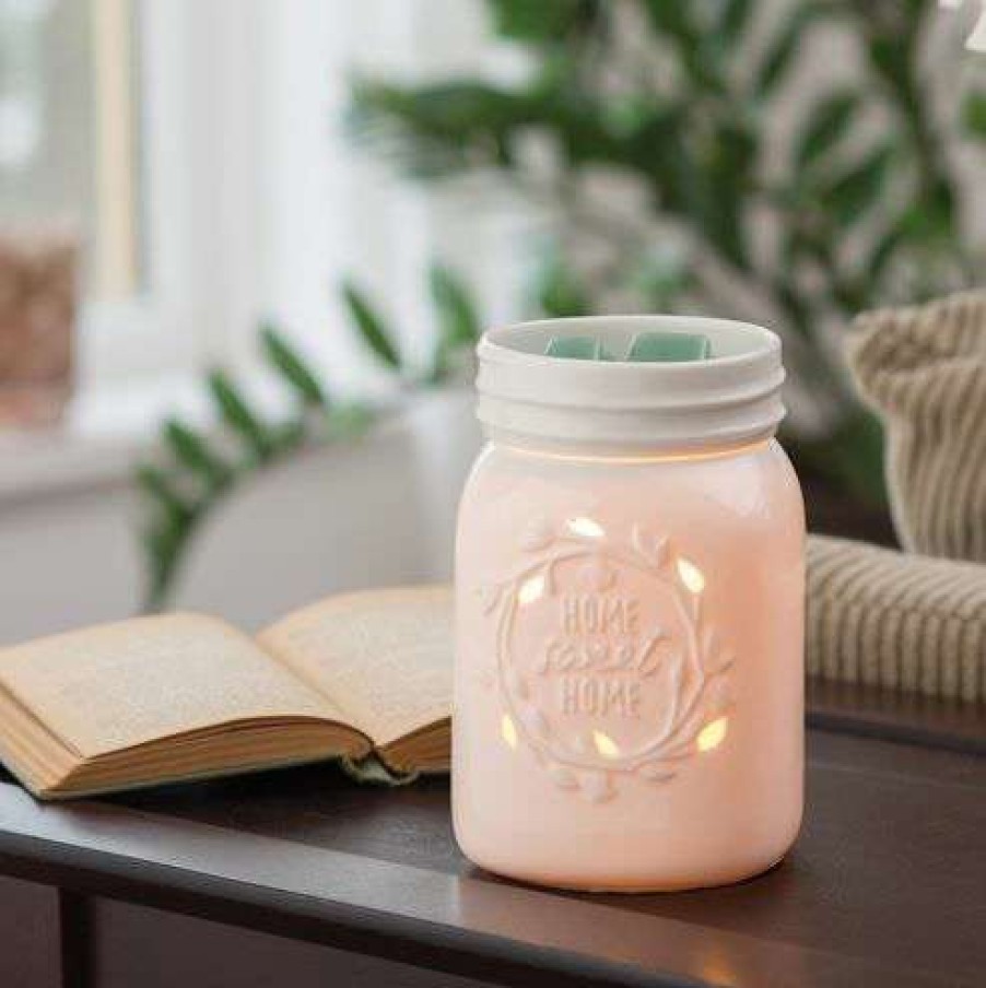 Candles & Warmers * | Clearance Candle Warmers Mason Jar Illumination Fragrance Warmer