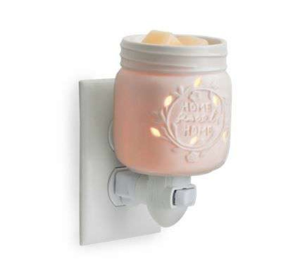 Candles & Warmers * | Fashionable Candle Warmers Mason Jar Pluggable Fragrance Warmer