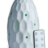 Candles & Warmers * | Classical Candle Warmers White Hexagon Spa Sounds Electric Diffuser