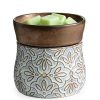 Candles & Warmers * | Discount Candle Warmers Bronze Floral 2 In 1 Deluxe Fragrance Warmer