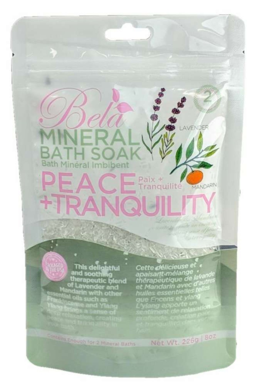 Bath & Body * | Best Choice Bela Mineral Bath Soak Peace + Tranquility