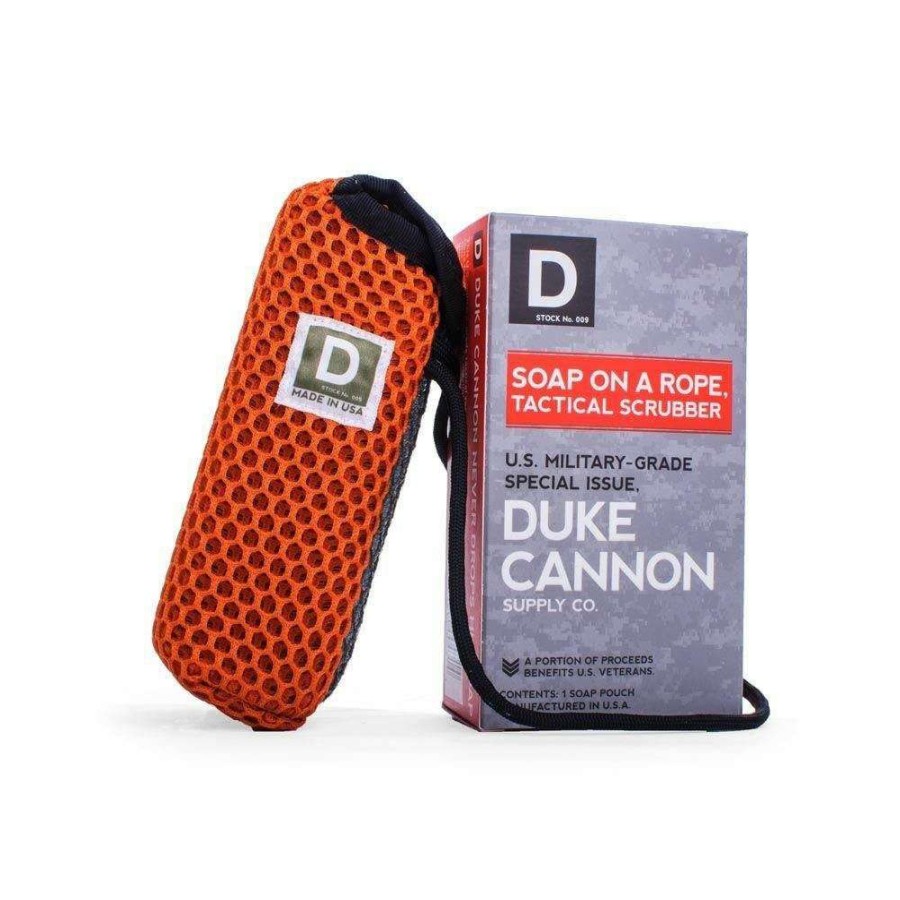 Bath & Body * | Free Delivery Duke Cannon Men'S Soap On A Rope, Tactical Pouch