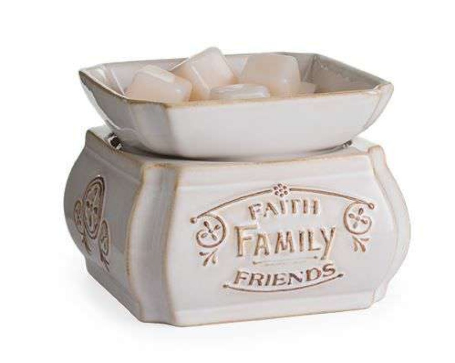 Candles & Warmers * | Lower Price Candle Warmers Faith, Family, Friends Fragrance Warmer