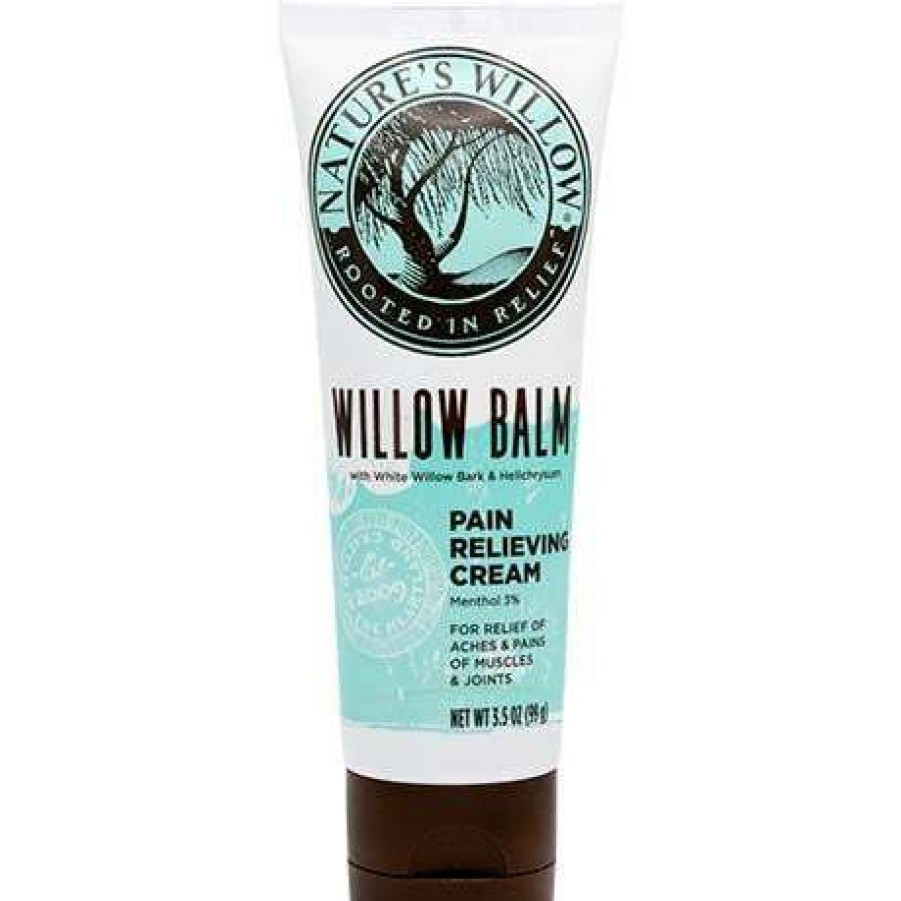 Lotion * | Lower Price Willow Balm Pain Relief Cream 3.5 Oz