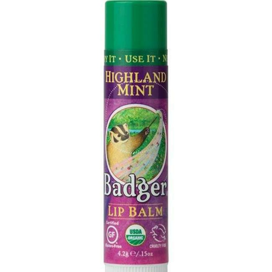 Lip Care * | Clearance Badger Highland Mint Lip Balm